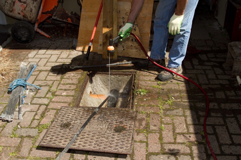 Drain repair work in Feltham